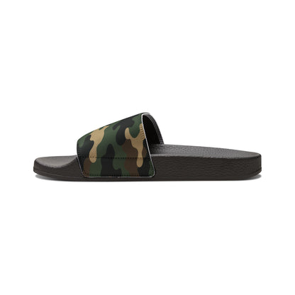 Camouflage Men's Slip-On Sandals | Casual Comfort Footwear for Summer, Beach Days, Outdoor Activities, Gifts for Him, Fashionable Slides