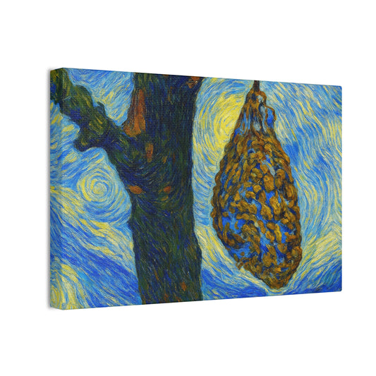 Abstract Nature Canvas Art Print, Home Decor, Wall Art, Gift for Art Lovers, Vintage Tree Painting - product image