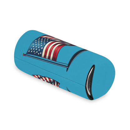 Patriotic Can Cooler, Summer BBQ Accessory, Independence Day Drink Holder, Americana Coaster, USA Party Favor