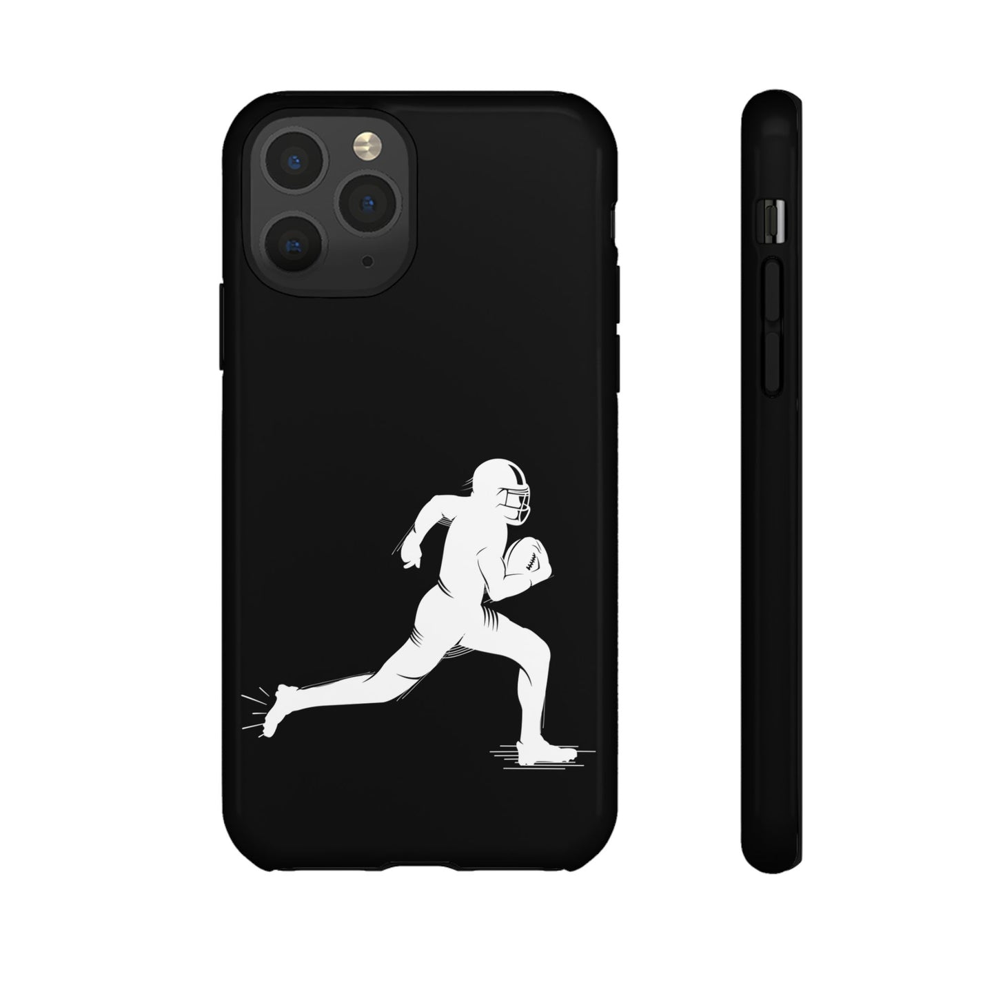 Football Player Phone Case, Tough Cases, Sports Phone Cover, Gift for Athletes, iPhone & Samsung Accessories, Running Player Design