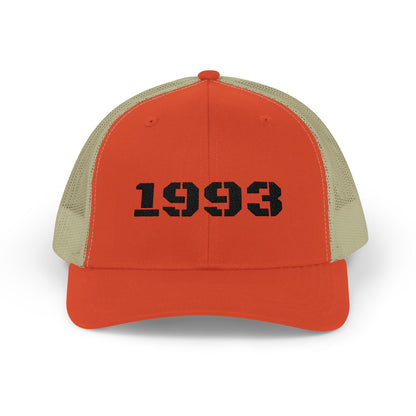 Vintage 1993 Snapback Trucker Cap, Cool Dad Hat, Casual Cap, Summer Accessory, Gift for Him, Fashion Statement Hat