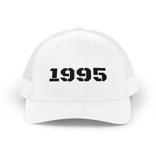 1995 Snapback Trucker Cap, Retro Cap, Vintage Style Hat, Birthday Gift, Casual Wear, 90s Fashion, Unisex Headwear - product image
