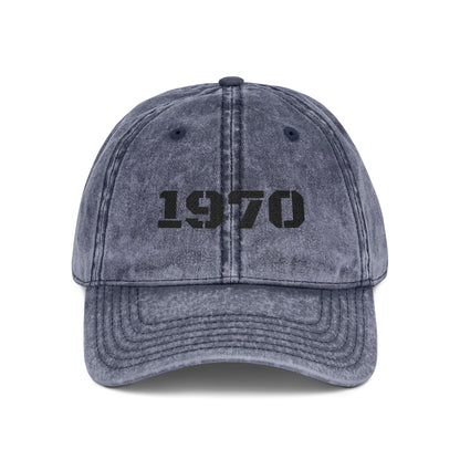 Vintage Embroidered Cap, Retro Baseball Hat, 70s Style Headwear, Gift for Dad, Casual Fashion Accessory