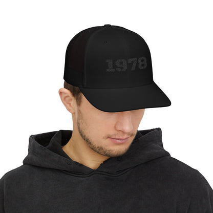 Custom Embroidered Snapback Trucker Cap | Birthday Gift, Fashion Accessory, Casual Wear, Unisex Gift, Vintage Style Hat