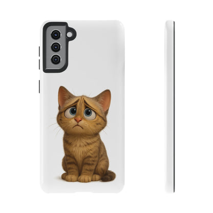 Cute Cat Phone Case, Funny Kitty Case, Animal Lover Gift, Cat Lover Accessory, Unique Cat Design Case, Pet Mom Gift