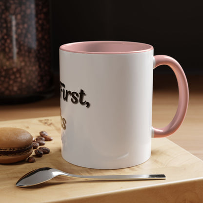 But First, Books Accent Coffee Mug - Perfect Gift for Book Lovers