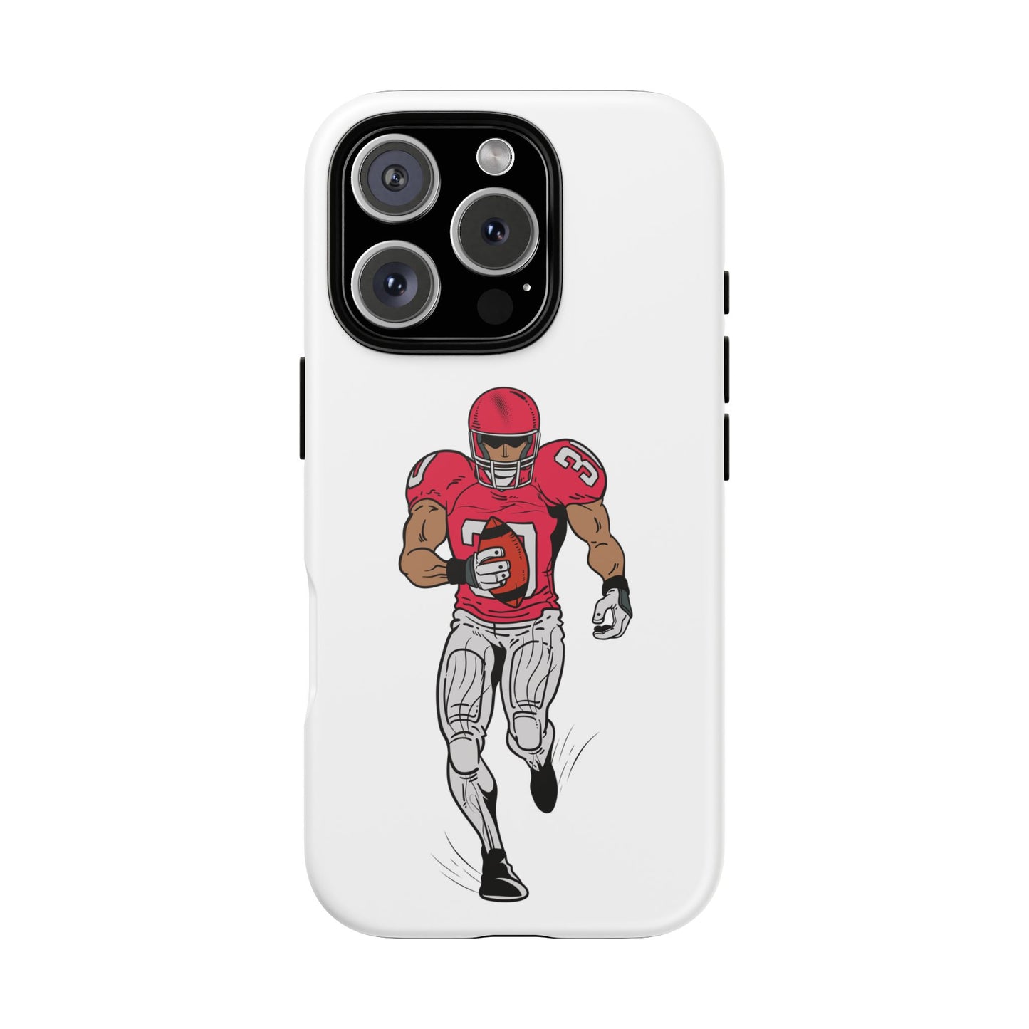 Football Player Tough Case, Sports Phone Cover, Athlete Gift, Tough Phone Case, Fall Sports, Football Lover's Accessory