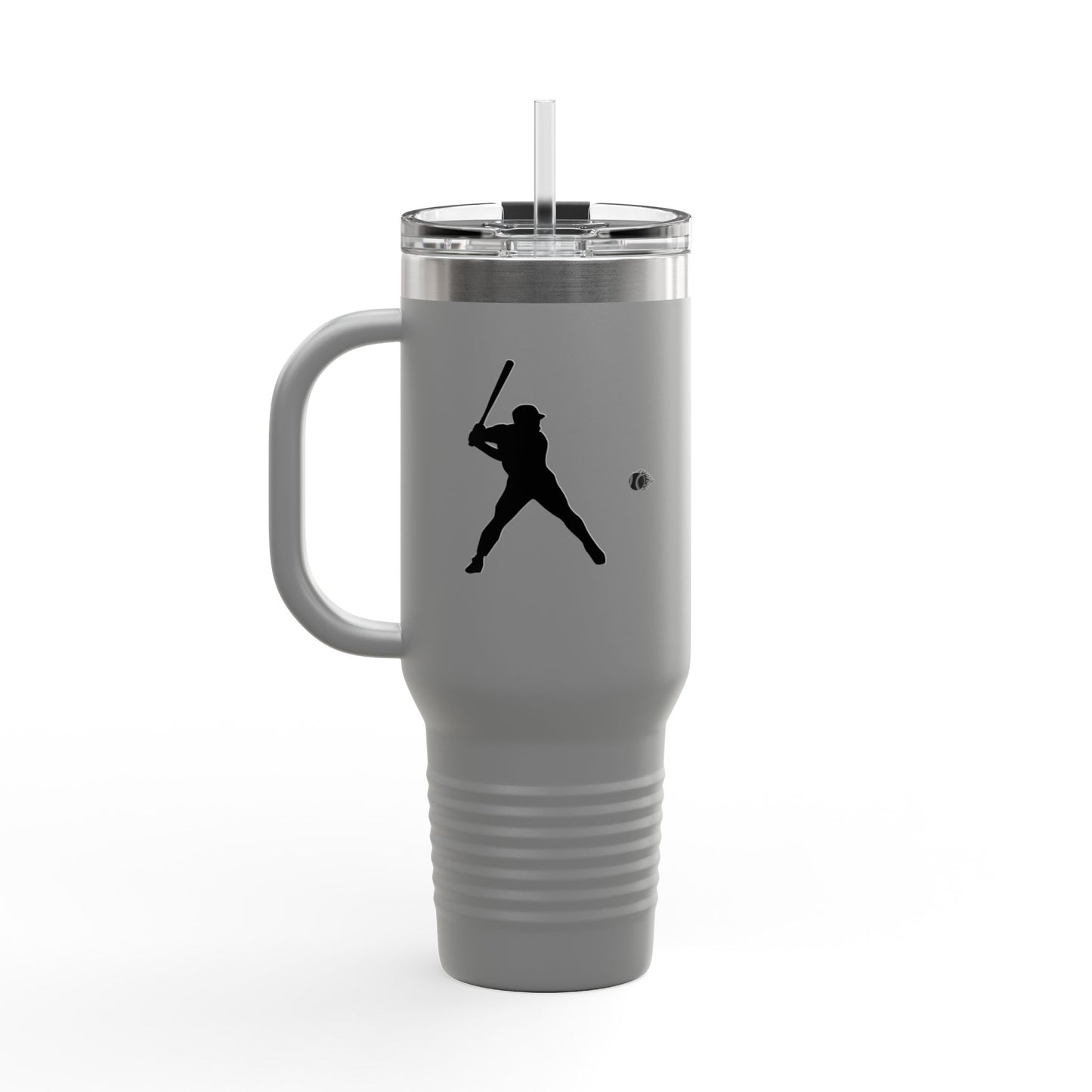 Baseball Player Insulated Travel Mug - 40oz, Sports Enthusiast Gift, Coffee Cup, Active Lifestyle, Personalized Mug, Custom Travel Tumbler