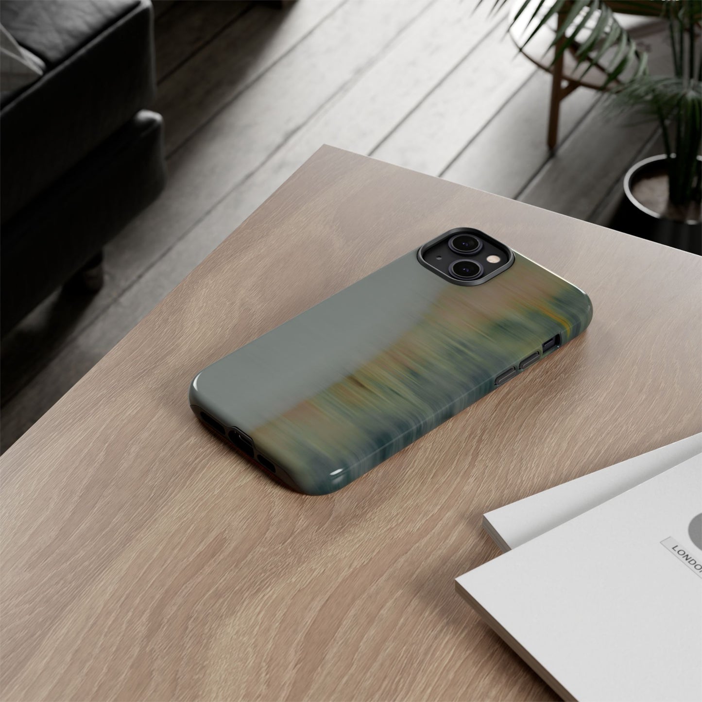 Tough Cases: Modern Abstract iPhone Case for Nature Lovers