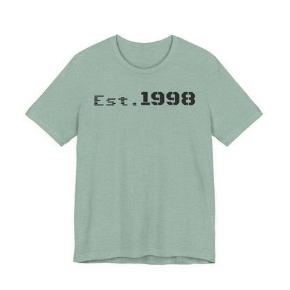 Vintage Est. 1998 Tee - Retro Unisex Shirt for Birthdays, Gifts, Everyday Wear, Casual Style, Nostalgia