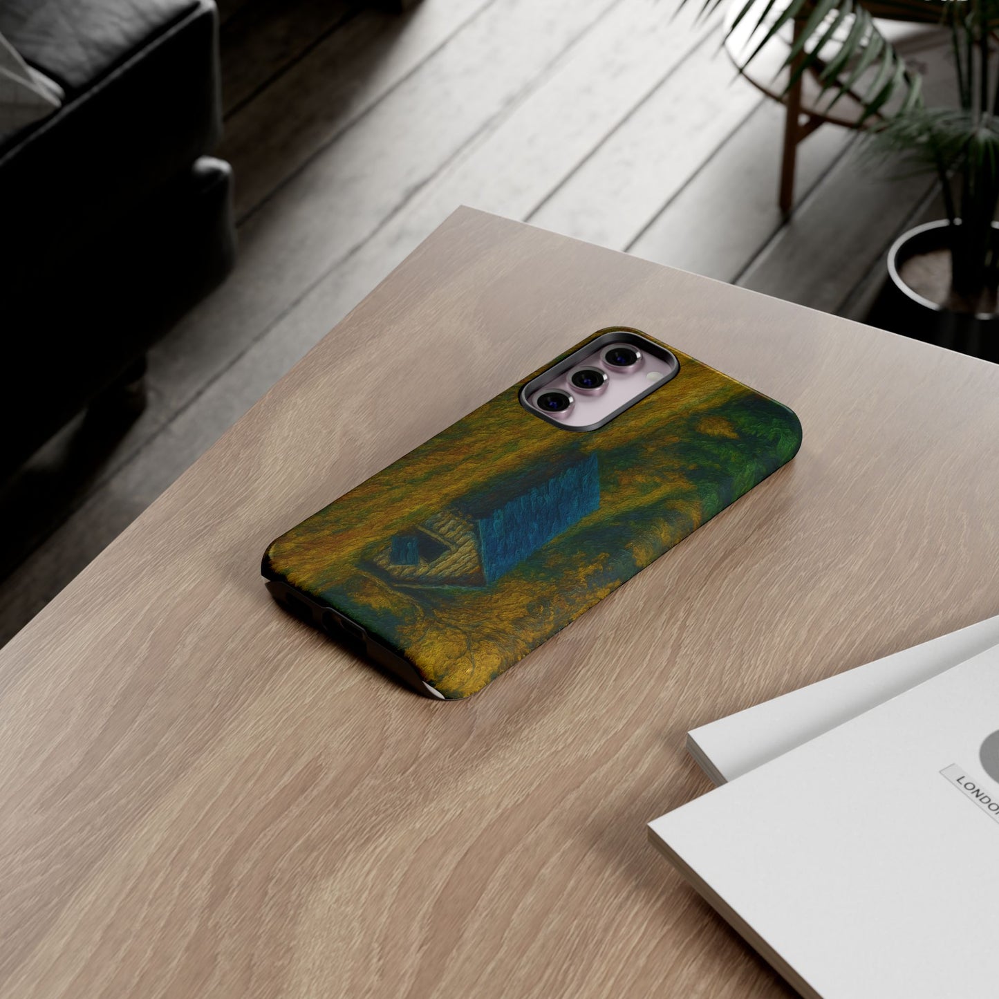 Artistic Phone Case by Tough Cases, Nature-Inspired Phone Protection, Unique Gift for Nature Lovers, Stylish Accessory, Fall Aesthetic