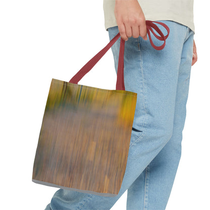Abstract Art Tote Bag - Stylish and Eco-Friendly Diagonal Stripes for Everyday Use
