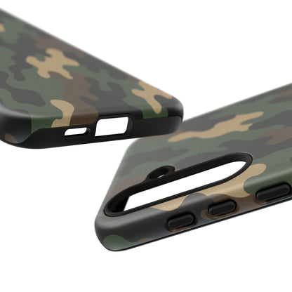 Camouflage Phone Case, Tough Cases, Military Style, Unique Phone Accessories, Gift for Him, Durable Phone Cover