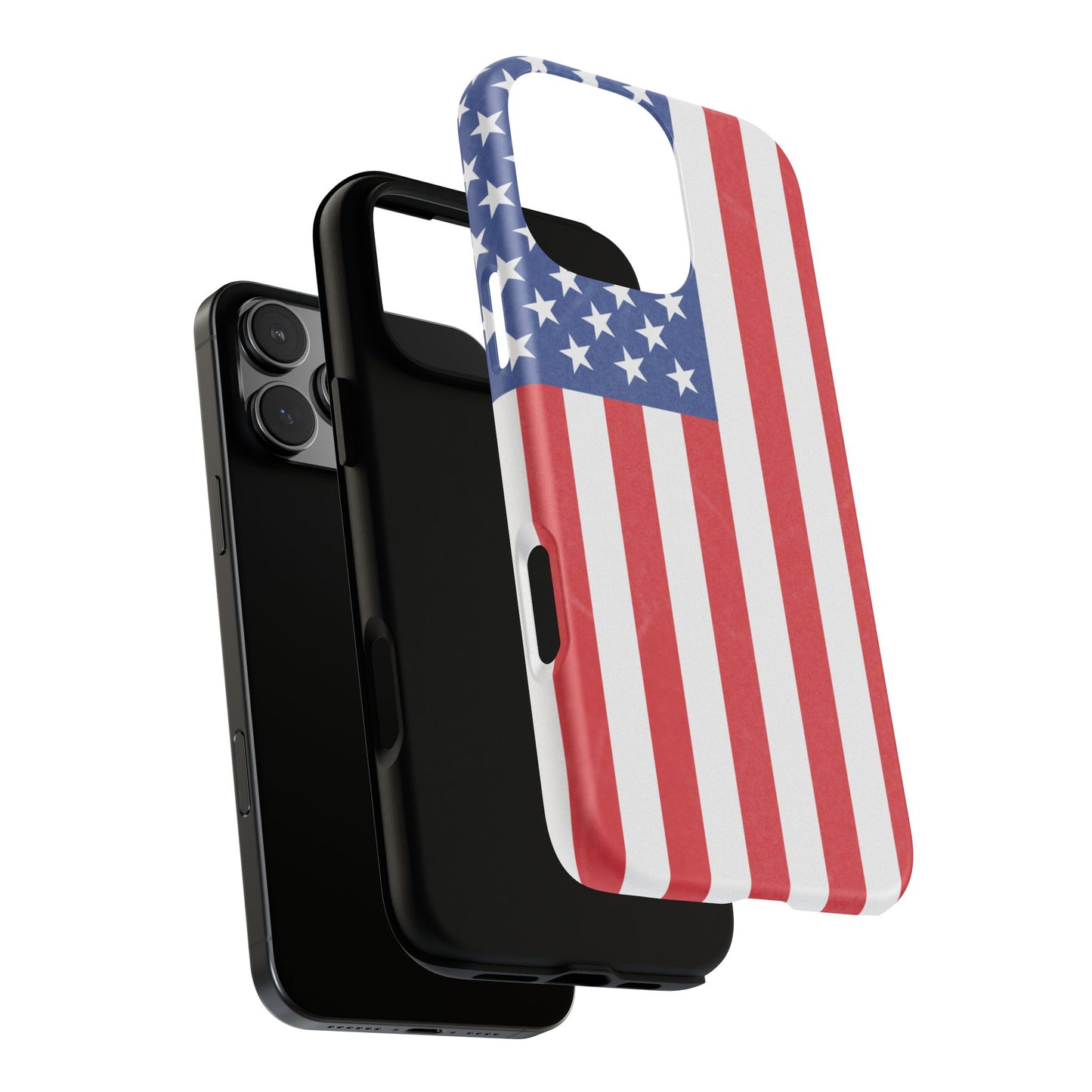 American Flag Phone Case - Patriotic Cell Cover, Tough Cases, USA Pride, Independence Day Gift, Veteran's Day, Phone Protection