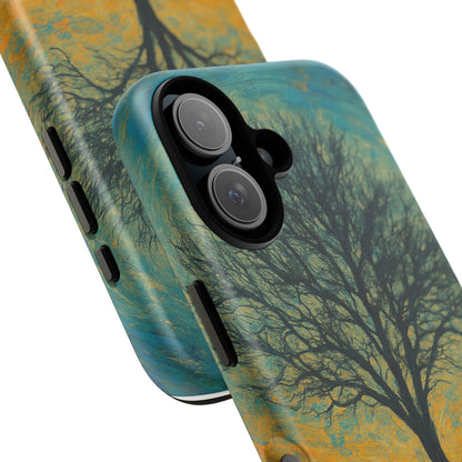 Artistic Phone Case with Tree Design, Nature Lover Gift, Unique Phone Cover, Holiday Present, Eco-friendly Tech Accessories