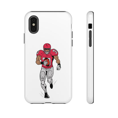 Football Player Tough Case, Sports Phone Cover, Athlete Gift, Tough Phone Case, Fall Sports, Football Lover's Accessory