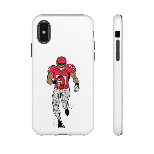 Football Player Tough Case, Sports Phone Cover, Athlete Gift, Tough Phone Case, Fall Sports, Football Lover's Accessory