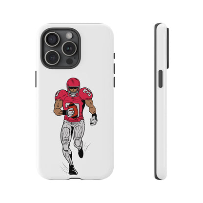 Football Player Tough Case, Sports Phone Cover, Athlete Gift, Tough Phone Case, Fall Sports, Football Lover's Accessory