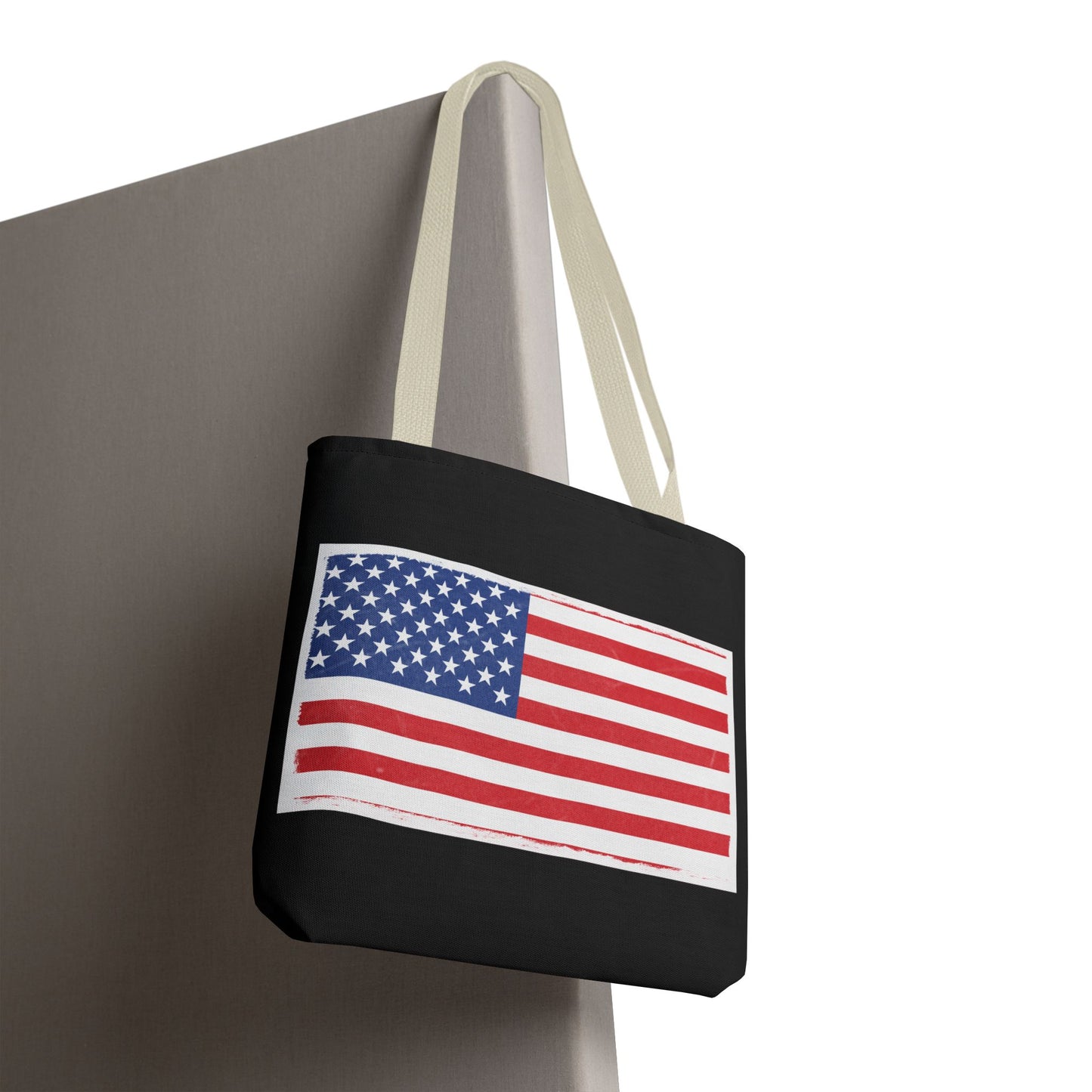 Patriotic Tote Bag, American Flag Carryall, Beach Bag, Reusable Shopping Tote, Independence Day Gift