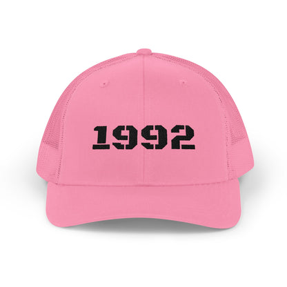 Vintage Year 1992 Snapback Trucker Cap, Retro Hat, Birthday Gift, Casual Wear, Personalized Cap, Unisex Accessory