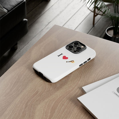 I Love Baseball Vibe Phone Case - Tough Cases for Sports Lovers, Gifts for Athletes, Fun Accessories, iPhone and Android Compatible