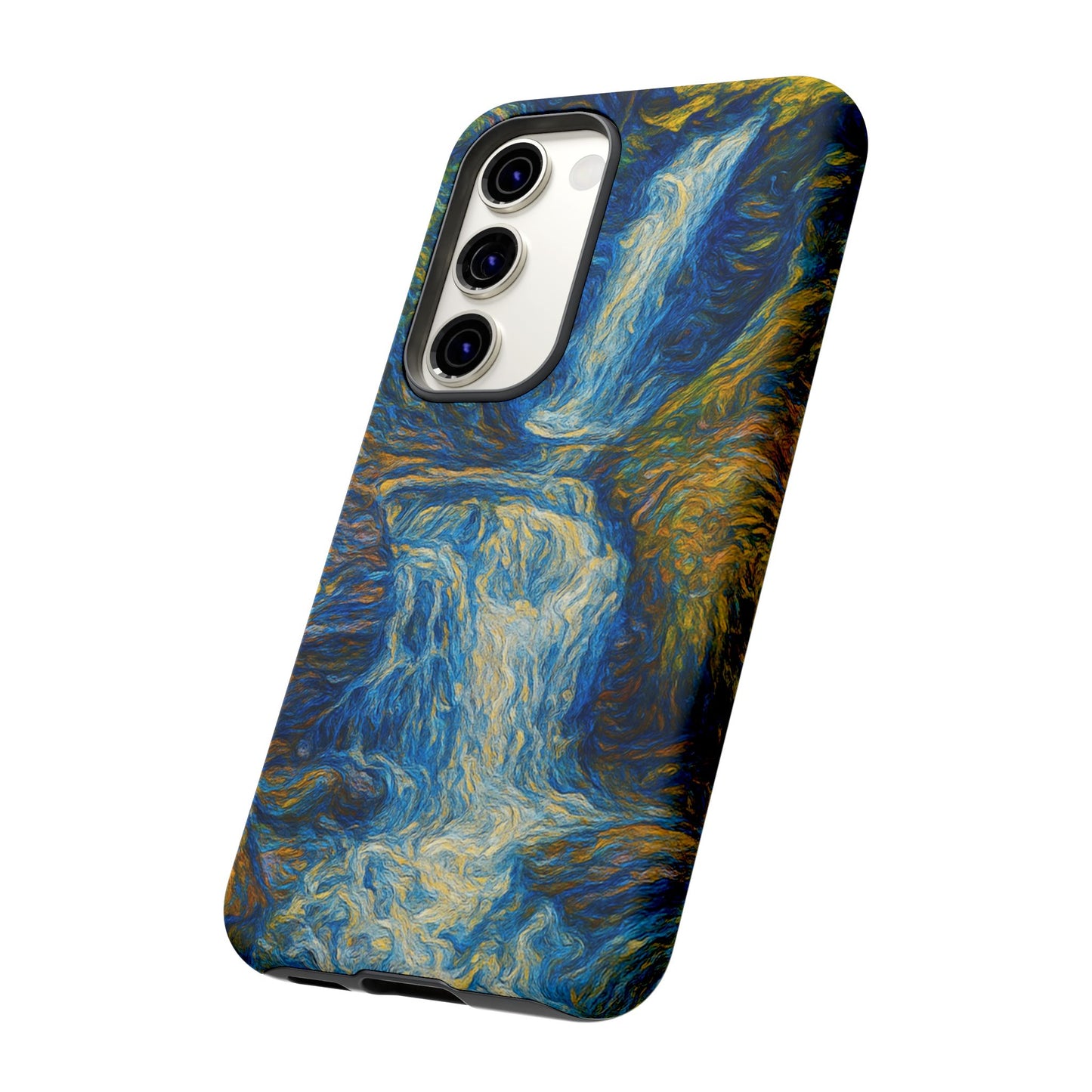 Artistic Phone Case - Waterfall Design, Unique Gift, Phone Accessory, Nature Lover, Original Artwork