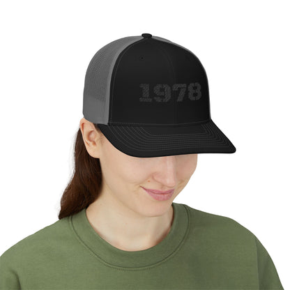 Custom Embroidered Snapback Trucker Cap | Birthday Gift, Fashion Accessory, Casual Wear, Unisex Gift, Vintage Style Hat