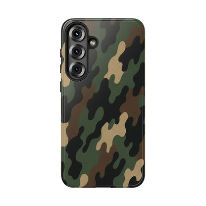 Camouflage Phone Case, Tough Cases, Military Style, Unique Phone Accessories, Gift for Him, Durable Phone Cover