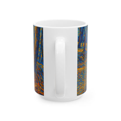 Colorful Abstract Pathway Ceramic Mug