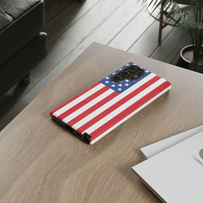 American Flag Phone Case - Patriotic Cell Cover, Tough Cases, USA Pride, Independence Day Gift, Veteran's Day, Phone Protection