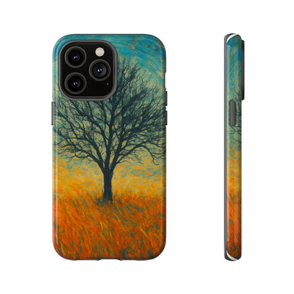 Artistic Phone Case with Tree Design, Nature Lover Gift, Unique Phone Cover, Holiday Present, Eco-friendly Tech Accessories