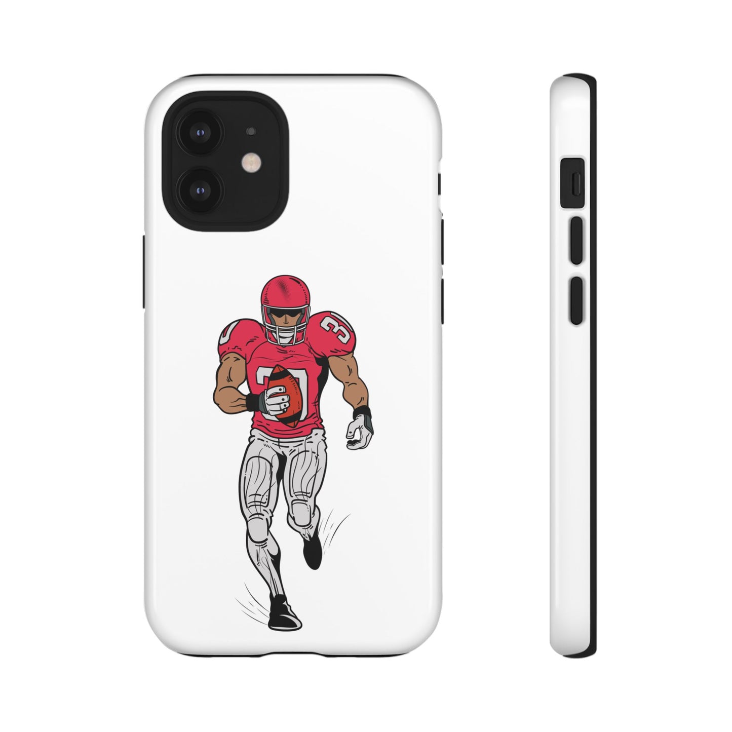 Football Player Tough Case, Sports Phone Cover, Athlete Gift, Tough Phone Case, Fall Sports, Football Lover's Accessory