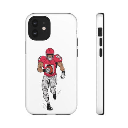 Football Player Tough Case, Sports Phone Cover, Athlete Gift, Tough Phone Case, Fall Sports, Football Lover's Accessory