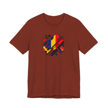 Artistic Heart Unisex Jersey Tee - Vibrant Graphic Tee, Casual Wear, Gift for Art Lovers, Birthday Surprise, Everyday Comfort
