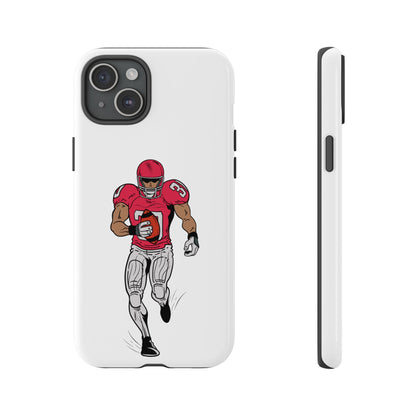 Football Player Tough Case, Sports Phone Cover, Athlete Gift, Tough Phone Case, Fall Sports, Football Lover's Accessory