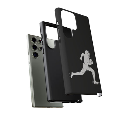 Football Player Phone Case, Tough Cases, Sports Phone Cover, Gift for Athletes, iPhone & Samsung Accessories, Running Player Design