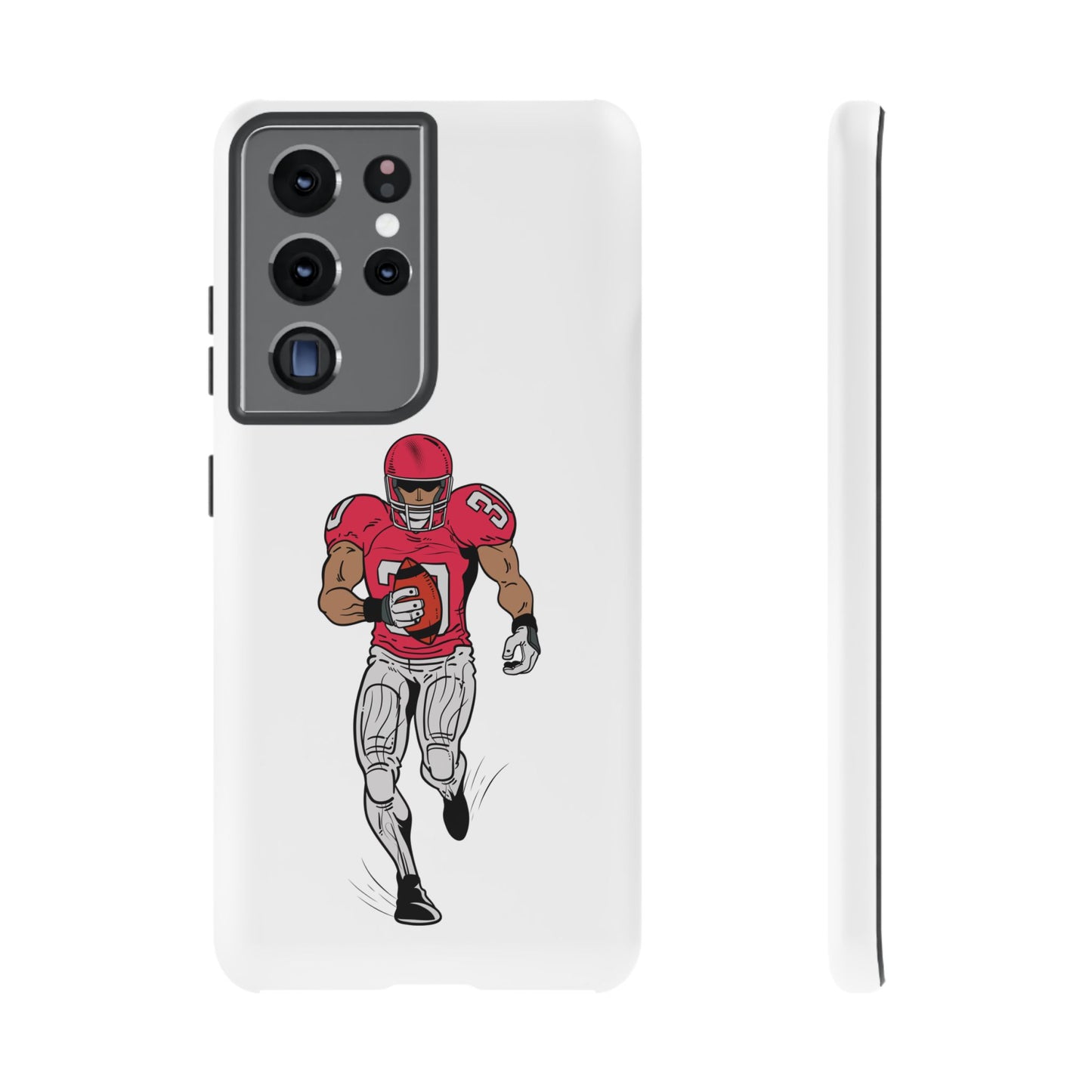 Football Player Tough Case, Sports Phone Cover, Athlete Gift, Tough Phone Case, Fall Sports, Football Lover's Accessory