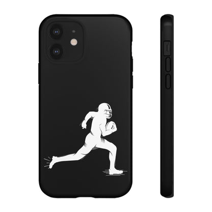 Football Player Phone Case, Tough Cases, Sports Phone Cover, Gift for Athletes, iPhone & Samsung Accessories, Running Player Design