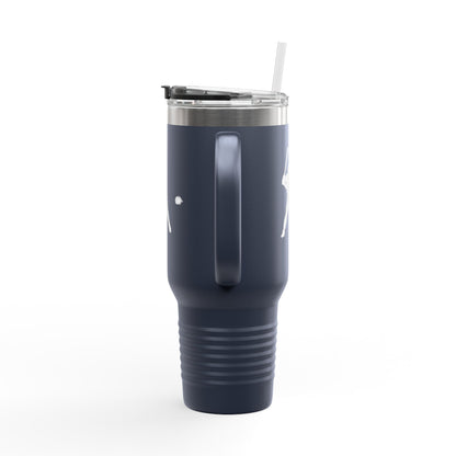 Baseball-Themed Insulated Travel Mug, Perfect for Fans & Athletes, Gift for Sports Lovers, 40oz Drinkware for Home & Road