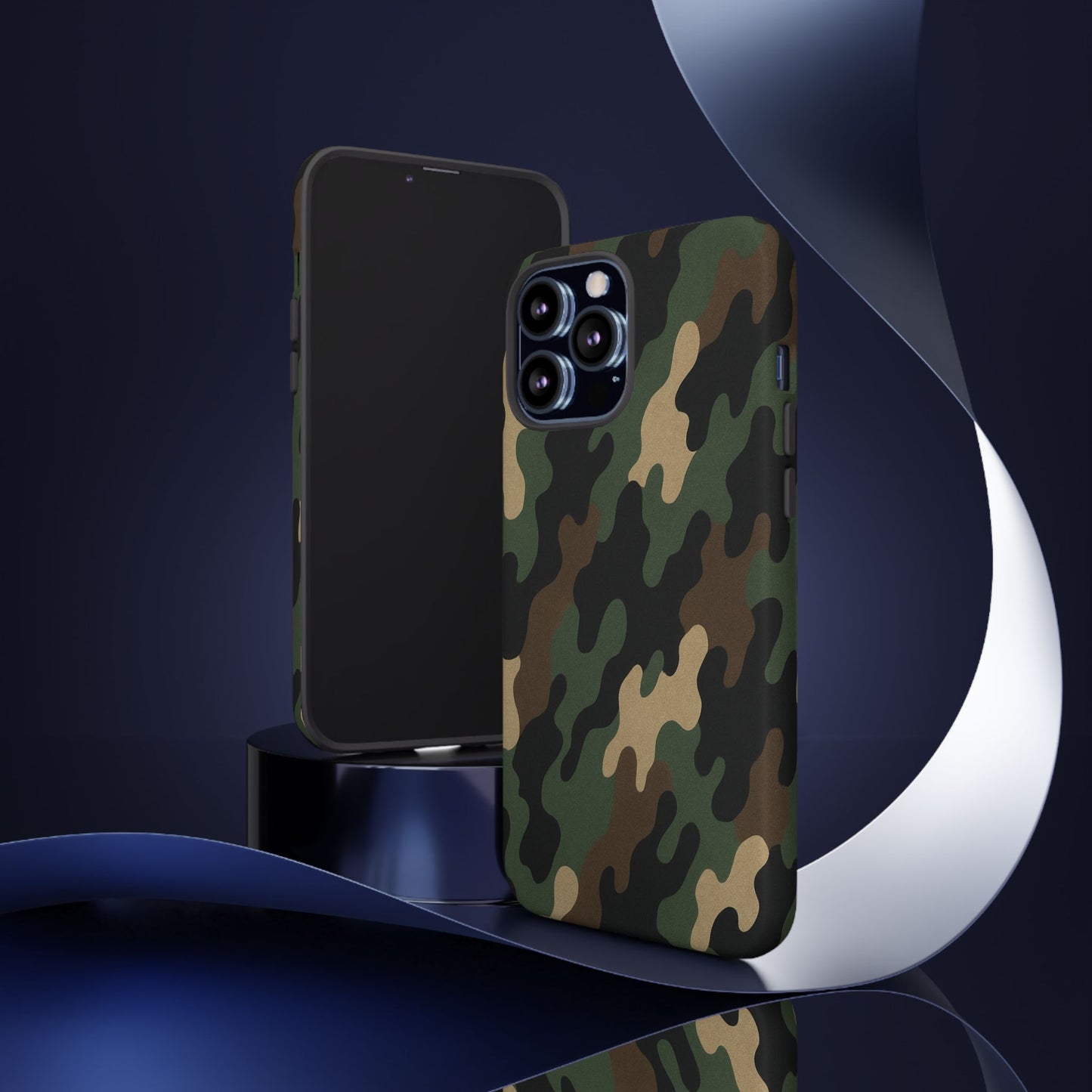 Camouflage Phone Case, Tough Cases, Military Style, Unique Phone Accessories, Gift for Him, Durable Phone Cover
