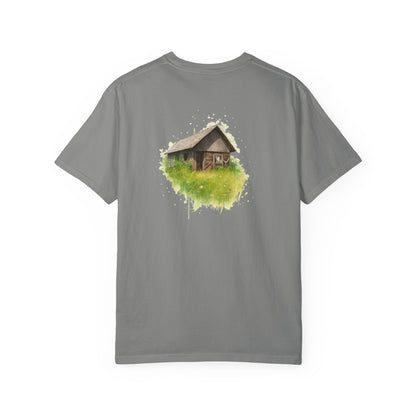 Nature-Inspired Unisex Garment-Dyed T-Shirt, Eco-Friendly Tee, Summer Casual Wear, Gift for Nature Lovers, Relaxed Fit T-Shirt
