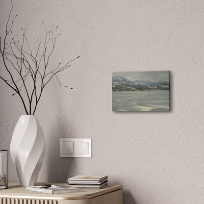 Serene Winter Landscape Canvas