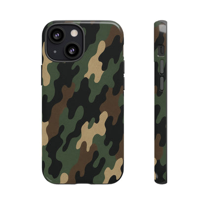 Camouflage Phone Case, Tough Cases, Military Style, Unique Phone Accessories, Gift for Him, Durable Phone Cover