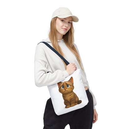 Cute Cat Tote Bag, Animal Lover Gift, Shopping Tote, Reusable Bag, Cute Merchandise, Eco-Friendly Gift