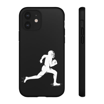 Football Player Phone Case, Tough Cases, Sports Phone Cover, Gift for Athletes, iPhone & Samsung Accessories, Running Player Design