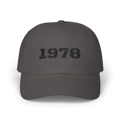 Vintage 1978 Dad Cap, Classic Cap for Fathers, Gift for Dad, Father's Day, Casual Style, Adjustable Hat
