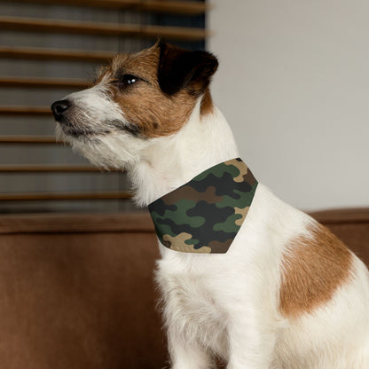 Stylish Camouflage Pet Bandana Collar | Dog Accessory for Outdoor Adventures, Pet Fashion, Camo Dog Gear, Puppy Bandana, Gift for Pet Lovers
