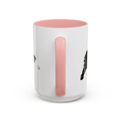 Baseball Catcher Coffee Mug, Sports Gift for Coaches, Black Accent Mug for Fans, Perfect for Birthdays & Celebrations, Unique Cup