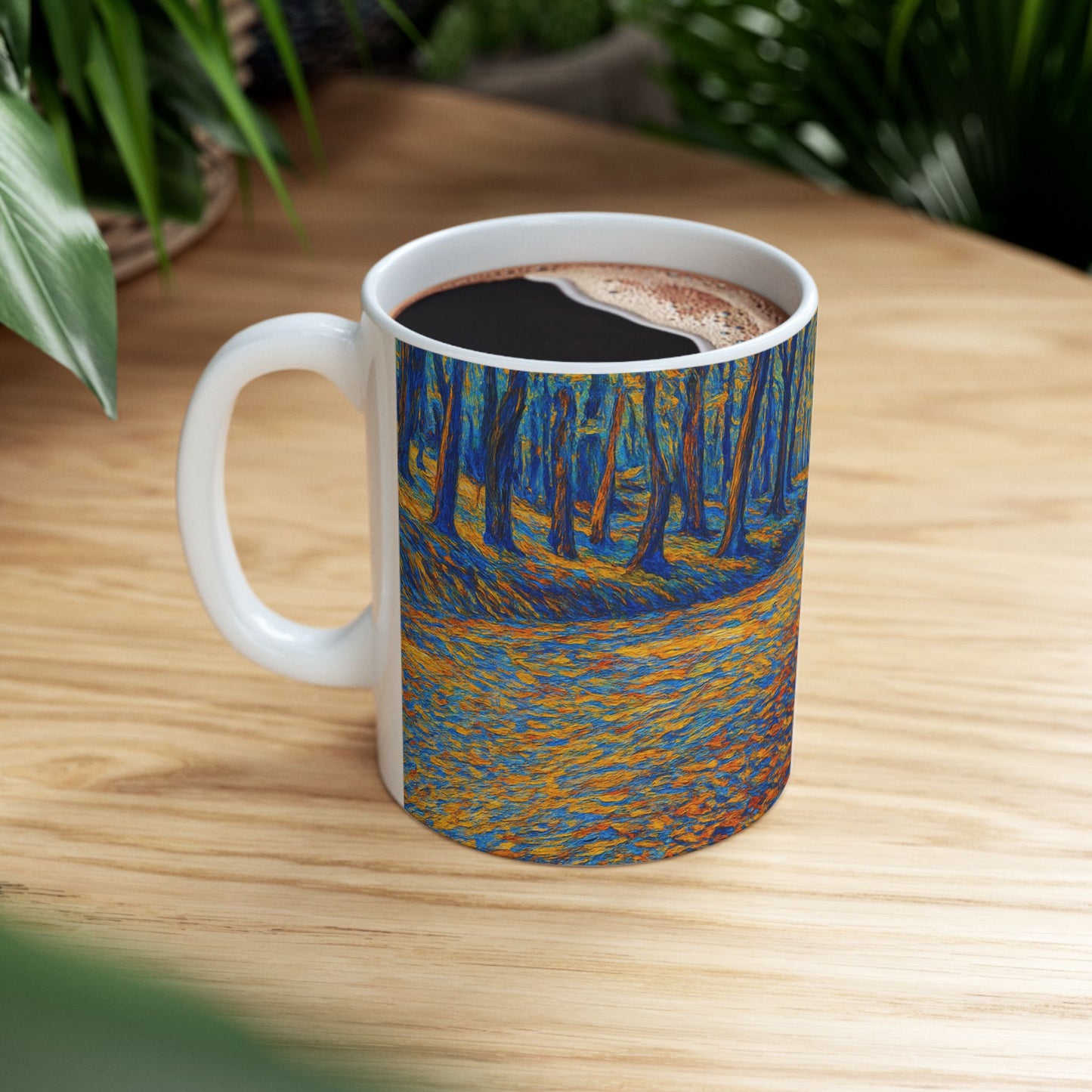Colorful Abstract Pathway Ceramic Mug