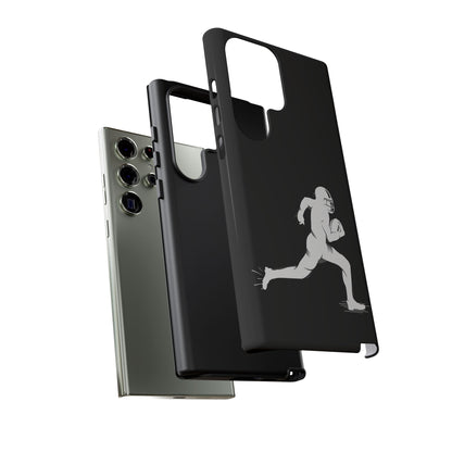 Football Player Phone Case, Tough Cases, Sports Phone Cover, Gift for Athletes, iPhone & Samsung Accessories, Running Player Design
